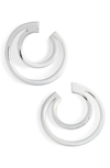 VINCE CAMUTO POLISHED CURVED EARRINGS,VJ-400575