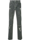 GIVENCHY DISTRESSED SKINNY JEANS,BM503F504W12987247