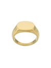 Maria Black Gold Gordon Signet Ring In Gold