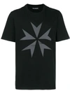 NEIL BARRETT star print T-shirt,PBJT438AH521S010112983103