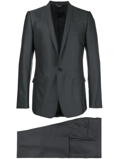 Dolce & Gabbana Tailored Two Piece Suit In Grey