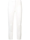 Adam Lippes Cigarette Skinny Trousers In White
