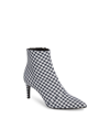 Rag & Bone Beha Gingham Cotton And Linen-blend Ankle Boots In Navy Gingham
