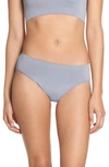 Hanro 'touch Feeling' High Cut Briefs In Lilac Grey