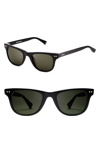 MVMT OUTSIDER 51MM SUNGLASSES - PURE BLACK,OUT-1003