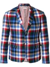 THOM BROWNE THOM BROWNE GINGHAM TARTAN CHECK SPORT COAT - MULTICOLOUR,MJC159A0361112559156