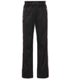 Givenchy Logo Waist Neoprene Track Pants In Black