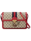 Gucci Queen Margaret Gg Supreme Medium Shoulder Bag In Beige