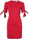 RED VALENTINO tied sleeved mini dress,QR3MJ08Q40712966468