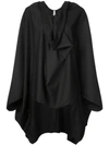 THE CELECT THE CELECT OVERSIZED PONCHO TOP - BLACK,WPLAW18TO0112995517