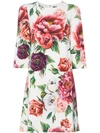 DOLCE & GABBANA silk rose print dress,F6A9RTGDJ3312986810