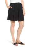 EILEEN FISHER PLEATED JERSEY WALKING SHORTS,S8VFF-P3972M