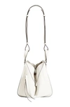 LOEWE SMALL HAMMOCK LEATHER HOBO - WHITE,387.30.N60