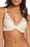 WACOAL EMBRACE LACE PLUNGE T-SHIRT BRA,853291