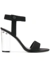 KENDALL + KYLIE ROWAN PERSPEX HEEL SANDALS,ROWAN40212987889