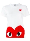 COMME DES GARÇONS PLAY heart logo T-shirt,AZT03312993313
