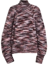 BURBERRY CASHMERE SILK MOULINÉ SWEATER,800183512978950