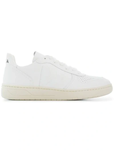 Veja Logo-patch Low-top Sneakers In White