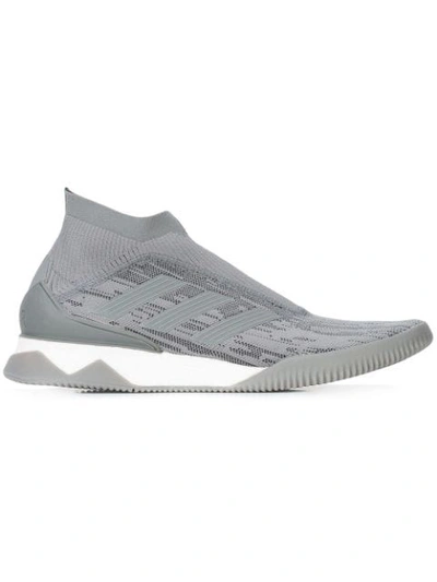 Adidas By Pogba Adidas X Paul Pogba  Predator 18+ Tr Sock Trainers In Grey