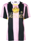 VERSACE EMBROIDERED LOGO FOOTBALL T,A80664A22657812988138