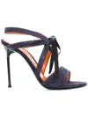 WALTER DE SILVA Rita ribbon tie sandals,W3015015LACROOIRID12987597