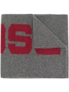 DSQUARED2 LOGO KNITTED SCARF,KNM001101W0101912708680
