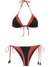 Brigitte Triangle Top Bikini Set In Yellow