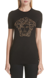 VERSACE EMBELLISHED MEDUSA GRAPHIC TEE,A80598A213311