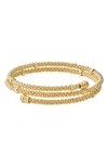 LAGOS CAVIAR 18K GOLD COIL BRACELET,05-10297-M