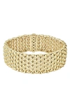 LAGOS CAVIAR GOLD BOLD WIDE ROPE BRACELET,05-10257-7