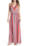CHARLES HENRY BELTED CAMI MAXI DRESS,90864CH-FFX