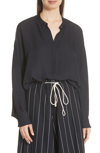 VINCE ENVELOPE SLEEVE SILK BLOUSE,V504012038