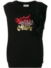 AINEA Good Vibes Only sleeveless sweatshirt,S8T47A12985173