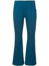 ROSETTA GETTY flared cropped trousers ,13184D631712975802