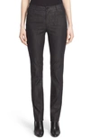 Lafayette 148 Thompson Jean Curvy Fit Stretch Slim Leg Jeans In Black