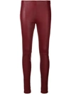 MANOKHI CLASSIC STRETCH LEGGINGS,MANO186COLANTICLASICIBURGUNDY12988662