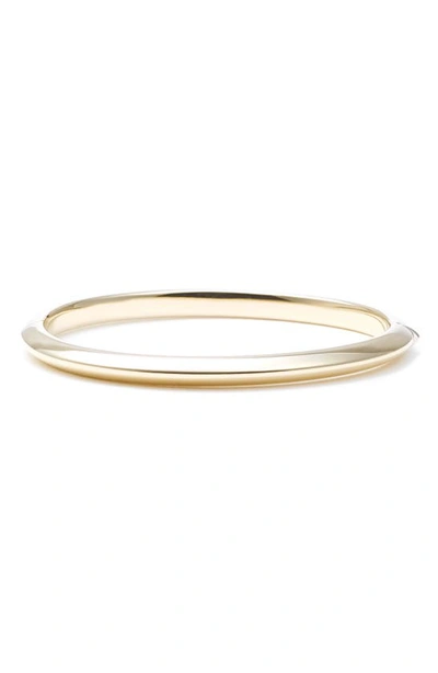 Roberto Coin Knife Edge Gold Bangle In Yellow Gold
