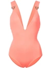 ERES EDGE CREW PLUNGING V-NECK SWIMSUIT,11826EDGE12607965