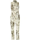 ANDREA MARQUES MAP PRINT JUMPSUIT,MACACAOCBOTOESDEPRESSAO12522137