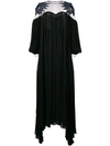 FENDI PLEATED LONG DRESS,FD9725A3MV12936589