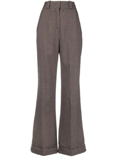 See By Chloé Masculine Wide Leg Trousers In Brown