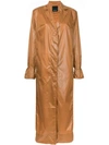 BEVZA BEVZA BOLOGNA COAT - BROWN,3143SS18MS12984979