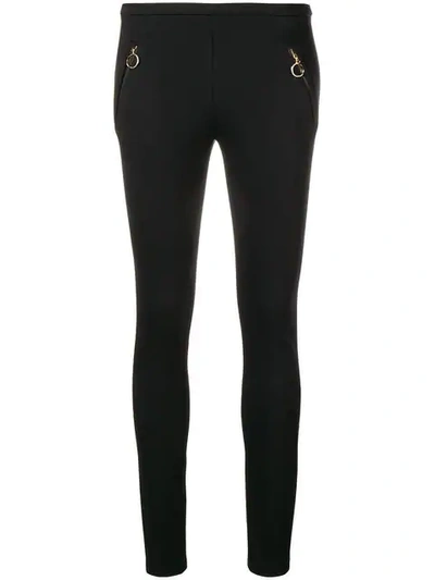 Emilio Pucci Zipped Pockets Leggings In Black