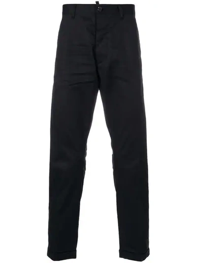 Dsquared2 Hockney Fit Trousers In Black