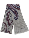 ETRO PAISLEY PRINT KNIT SCARF,1H851983712994310