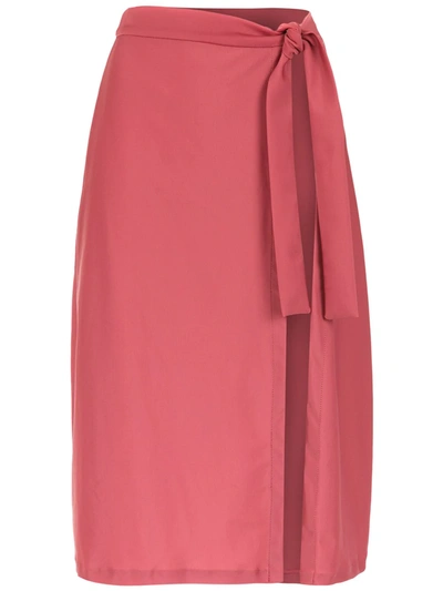 Adriana Degreas Pareo Midi Skirt In Pink