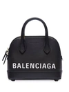 Balenciaga Ville Top Handle Bag Xxs In Black