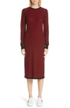 MARC JACOBS STRIPE WOOL SWEATER-DRESS,M4007520