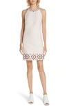 KATE SPADE MOSAIC EMBELLISHED SHIFT DRESS,NJMU8973