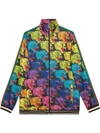 GUCCI PANTHER FACE TECHNICAL JERSEY JACKET,526577X9X2612980523